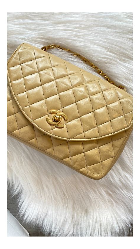 chanel half moon bag vintage|Chanel Vintage Half Moon Bag .